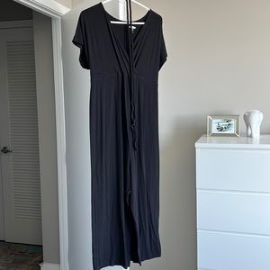 Maternity black jumpsuit